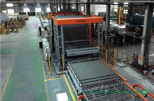 Tempering line at the Jiangsu Yaoxing facility